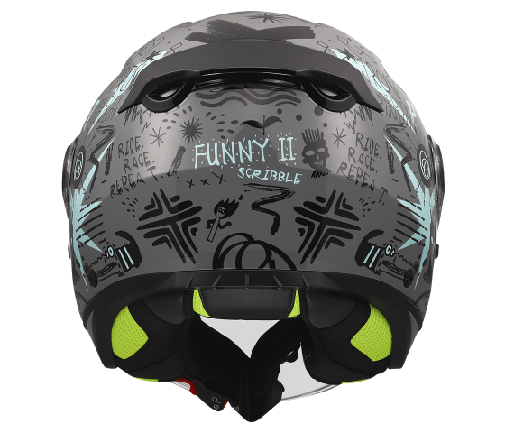 OF622 FUNNY II SCRIBBLE Grey Blue